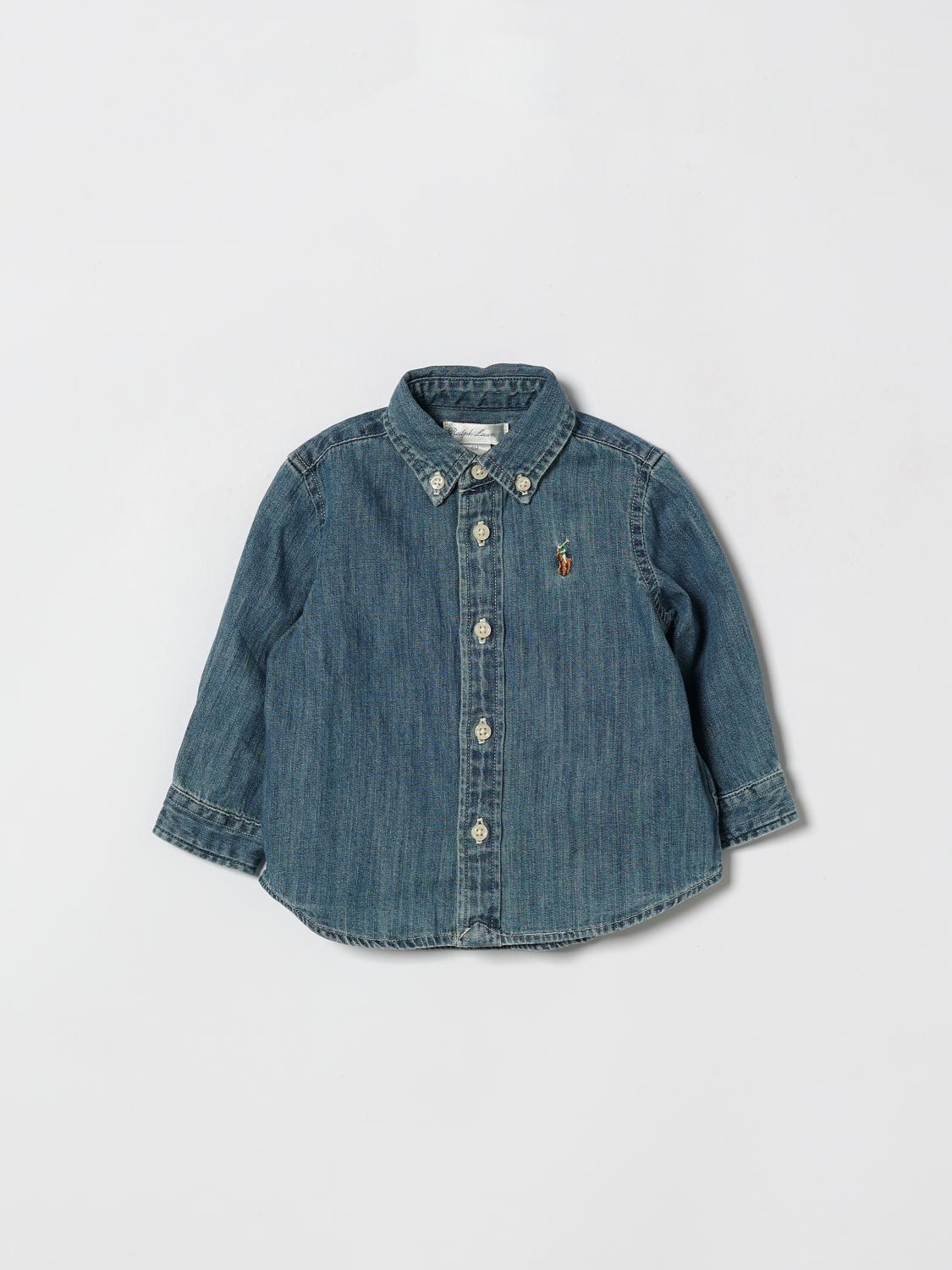 POLO RALPH LAUREN Hemd Kinder Farbe Blau