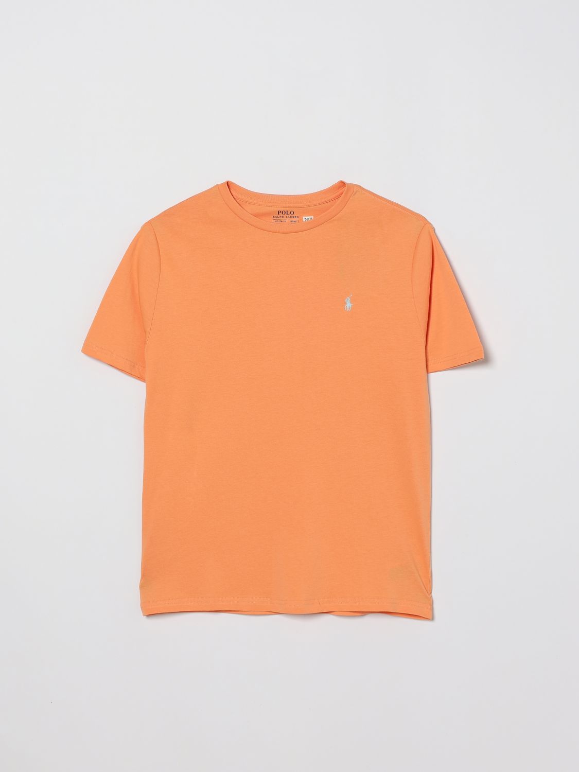 Polo Ralph Lauren Kids'  Basic Crew Neck T-shirt In Orange