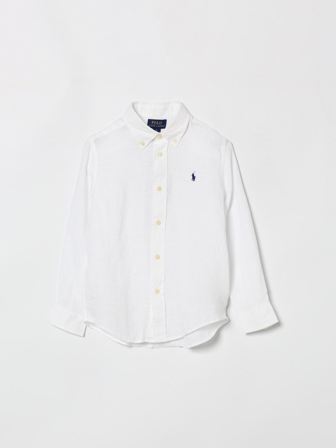 POLO RALPH LAUREN Hemd Kinder Farbe Weiß