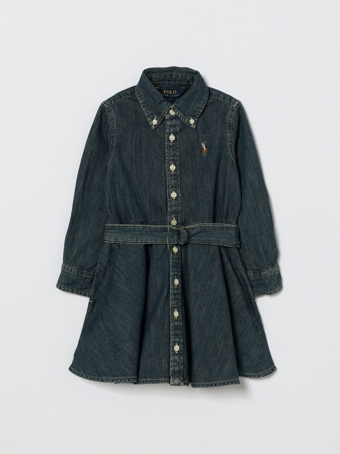 POLO RALPH LAUREN Kleid Kinder Farbe Denim