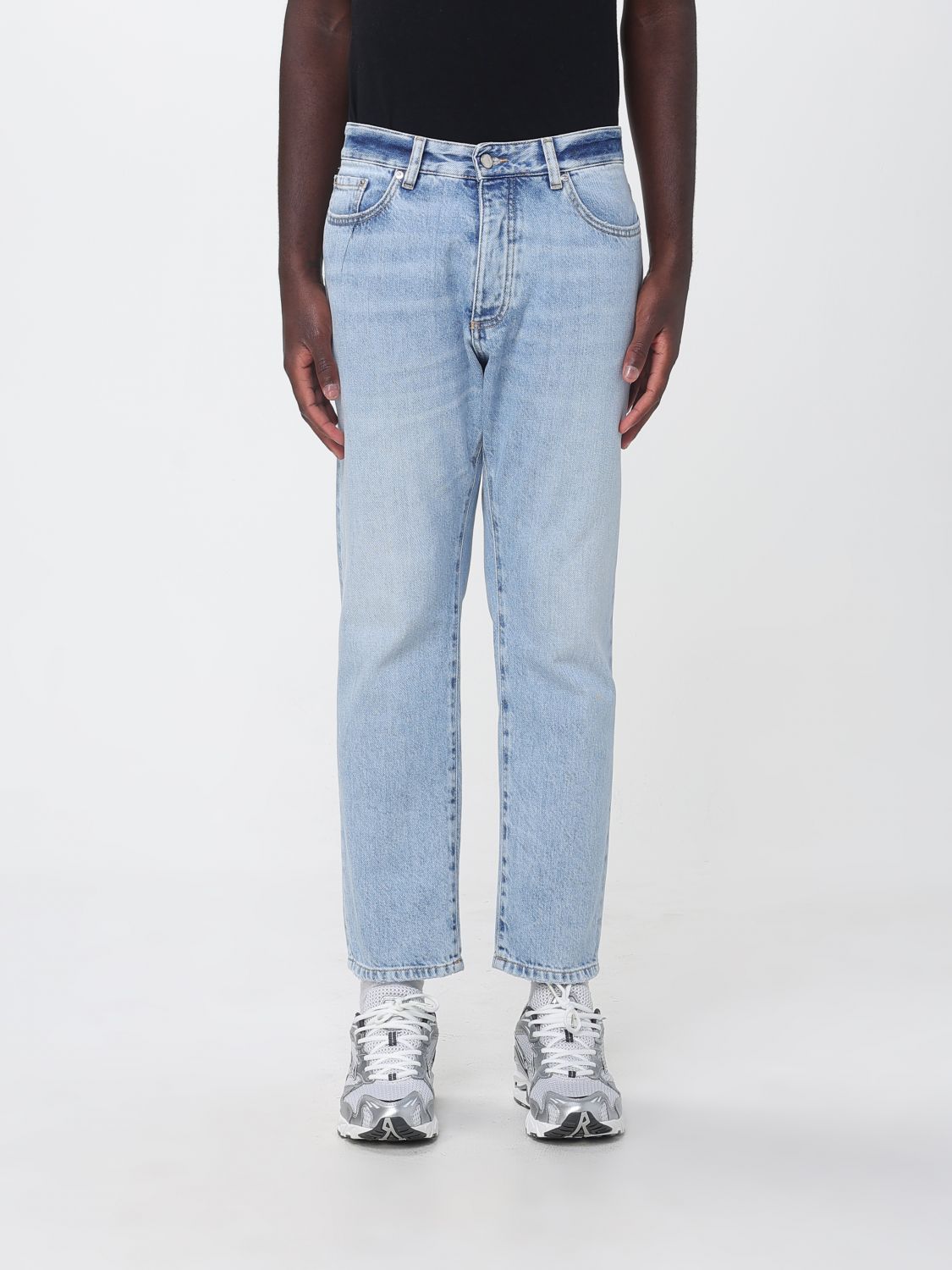 ICON DENIM LOS ANGELES Jeans Men color Stone Washed
