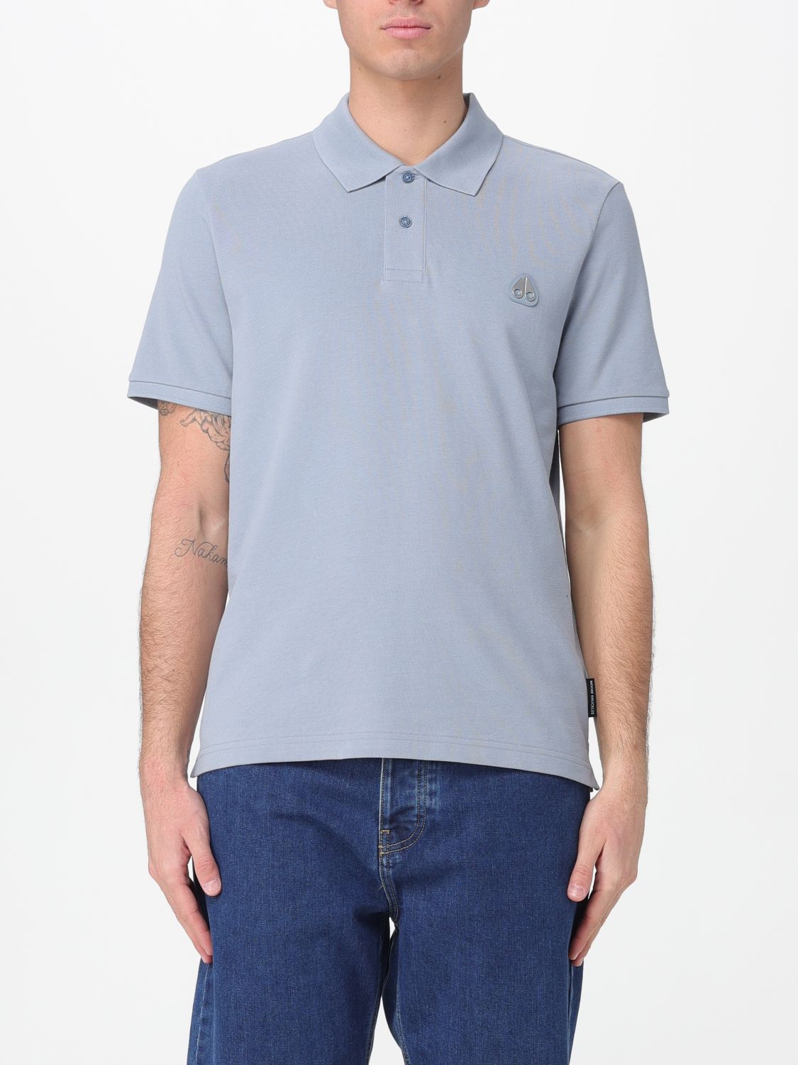 Polo MOOSE KNUCKLES Uomo colore Azzurro