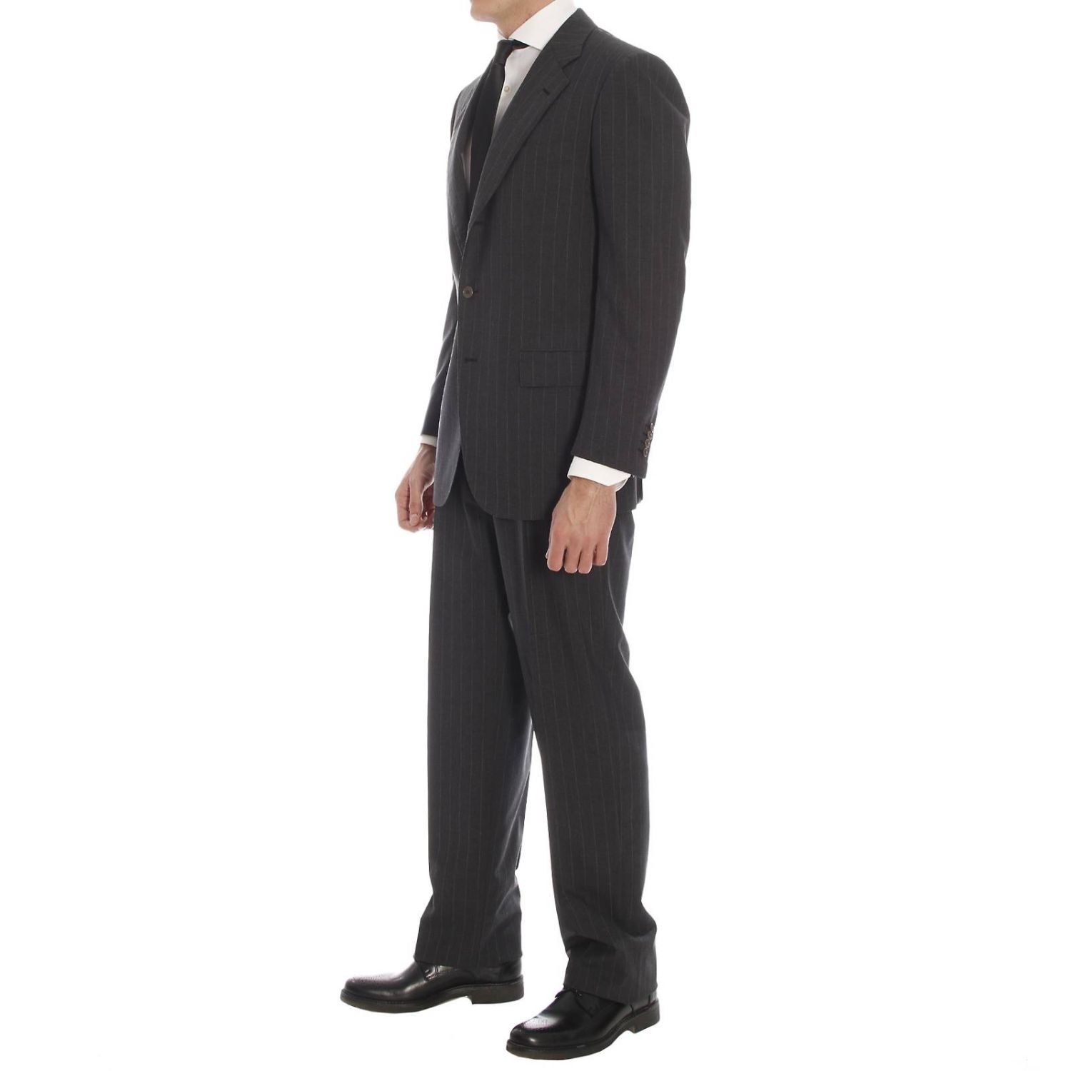 Kiton Outlet: Abito uomo | Abito Kiton Uomo Grigio Topo | Abito Kiton  277407 GIGLIO.COM