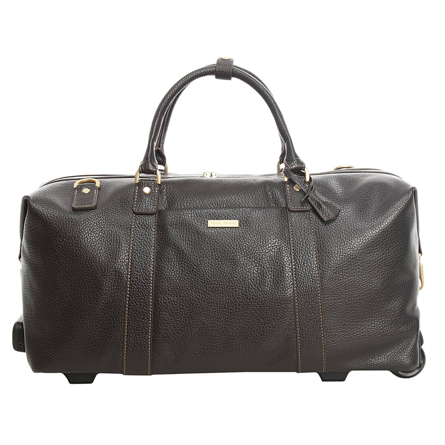 brooks brothers leather briefcase