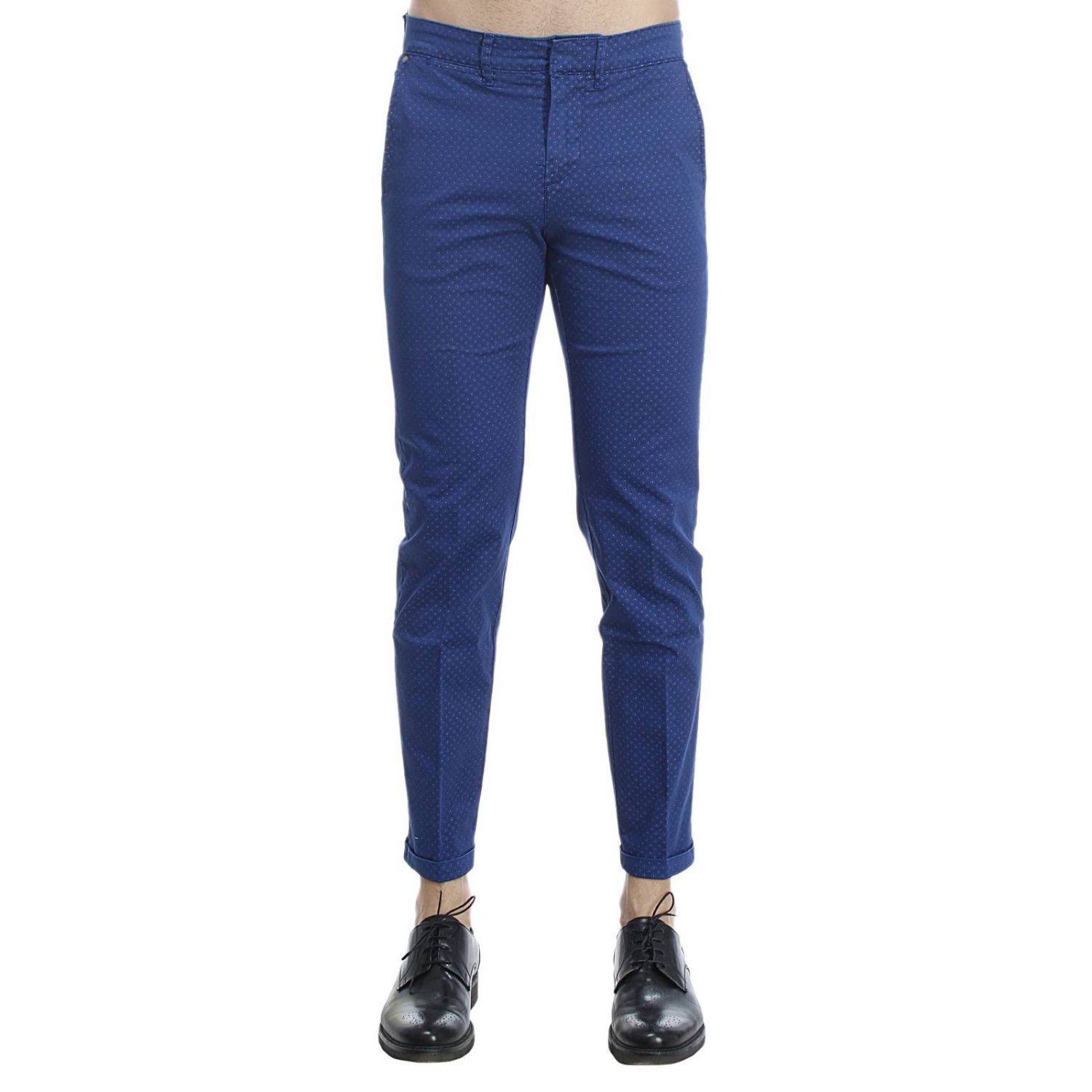 FAY: Pantalón hombre - Azul Eléctrico | Pantalón Fay NTM832187TMONU605  GIGLIO.COM