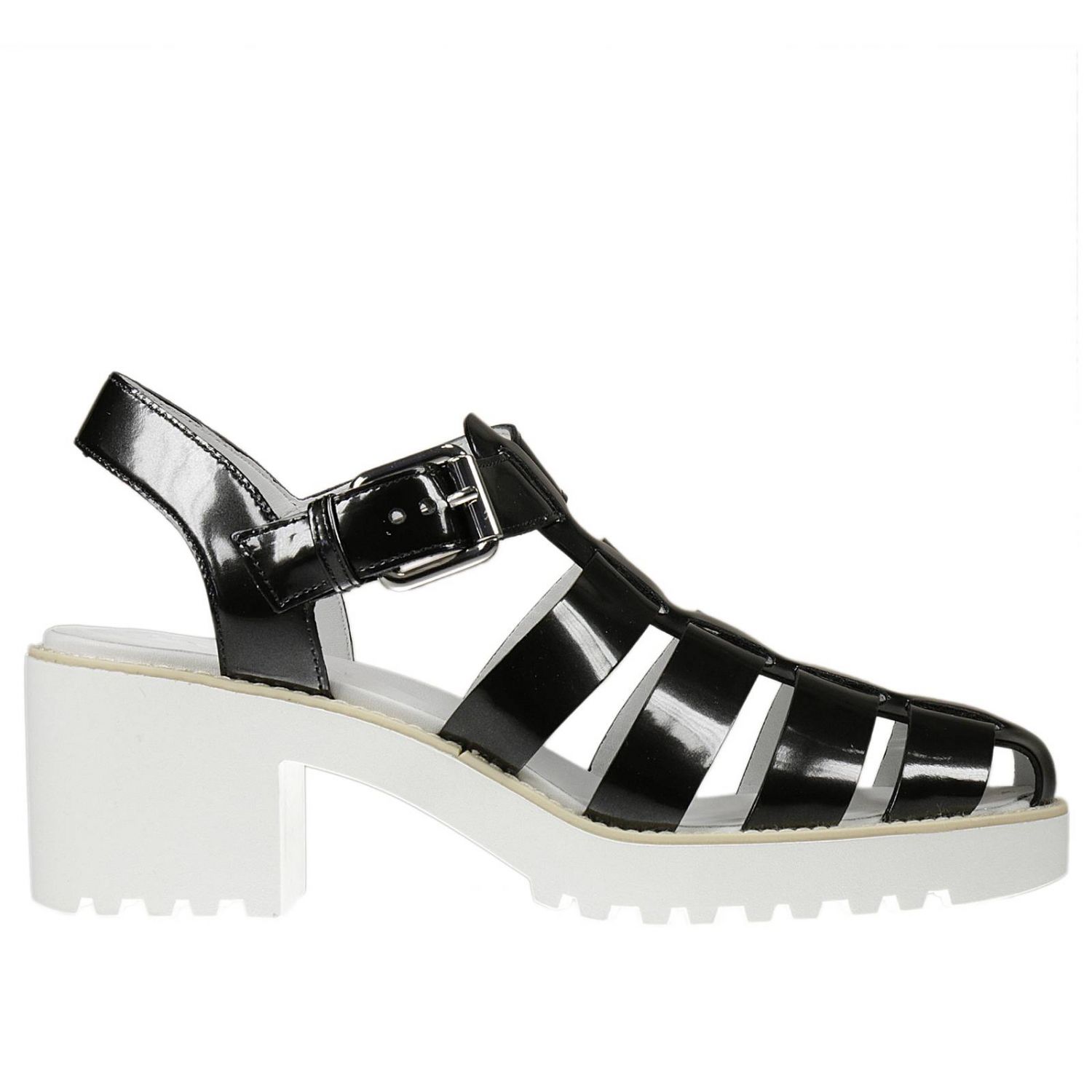 HOGAN: Scarpe donna - Nero | Scarpe Con Zeppa Hogan HXW277QU09010NB999  GIGLIO.COM