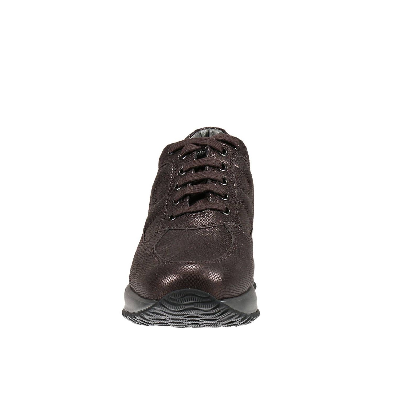 HOGAN: Scarpe donna | Sneakers Hogan Donna Marrone | Sneakers Hogan  HXW00N00010DVA GIGLIO.COM