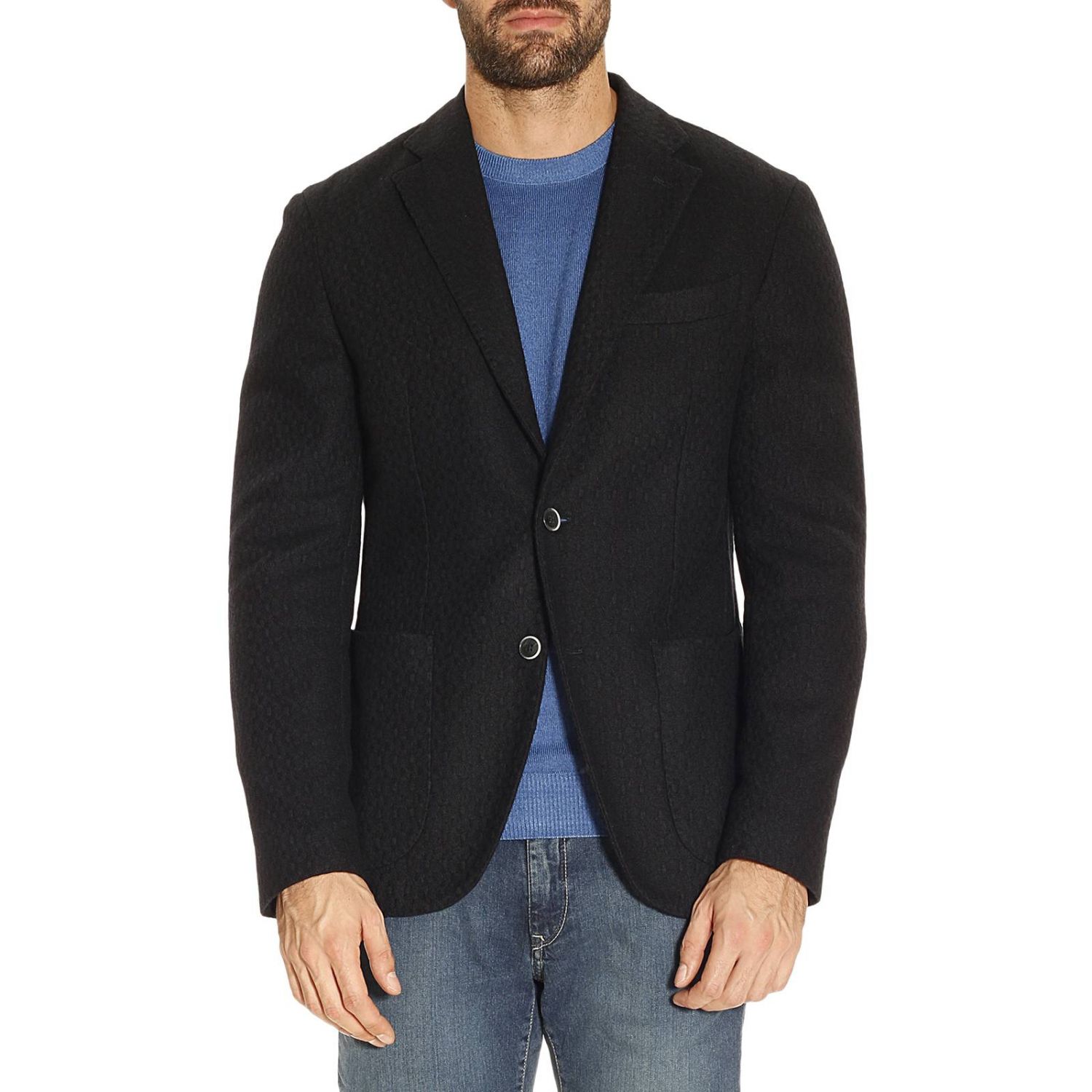 Jeckerson Outlet: Blazer men | Blazer Jeckerson Men Blue | Blazer Jeckerson  33PCJUGA01XT16451 GIGLIO.COM