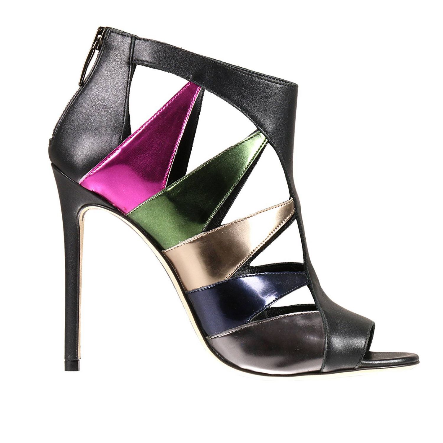 Grey Mer Outlet: Scarpe donna - Nero | Sandali Con Tacco Grey Mer  700.110/16 GIGLIO.COM