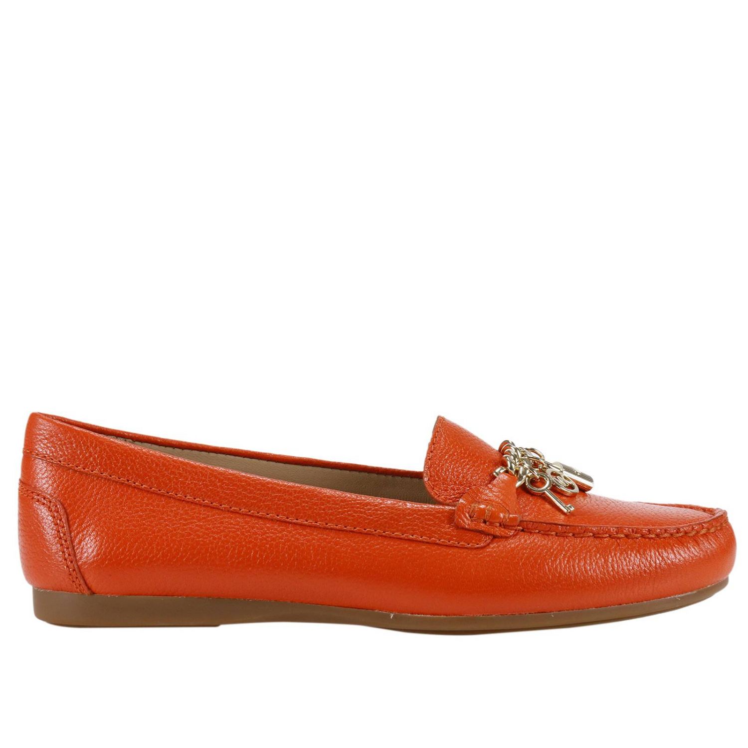 michael kors orange loafers