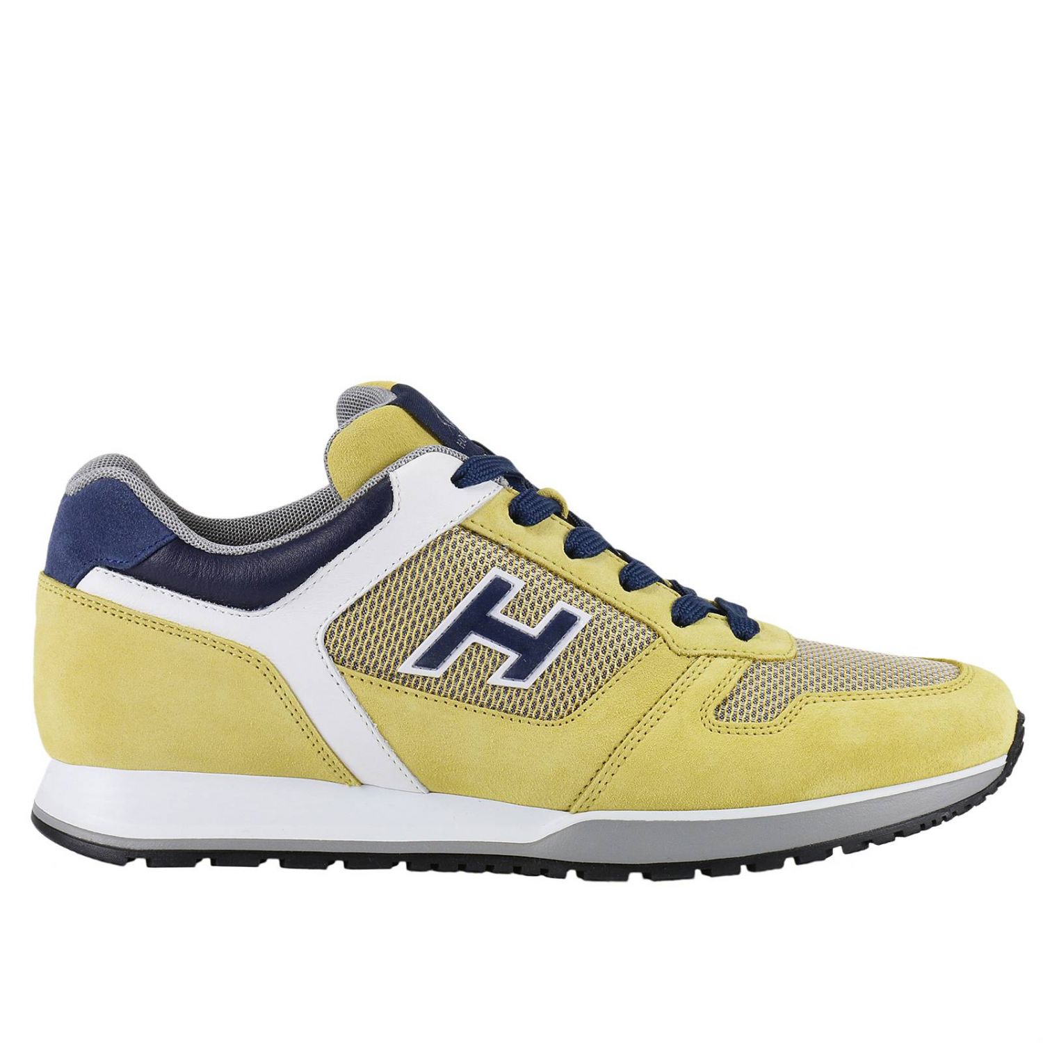 Hogan Outlet: Scarpe uomo | Sneakers Hogan Uomo Giallo | Sneakers Hogan  HXM3210Y110FXO GIGLIO.COM