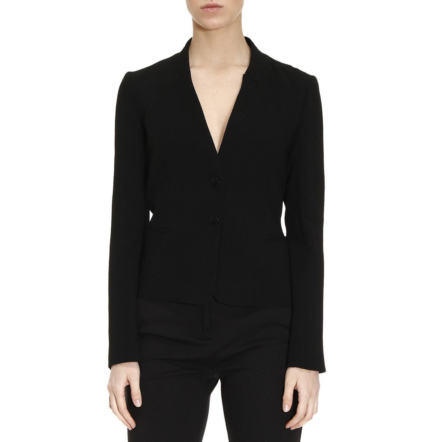 Armani Jeans Outlet: Giacca donna - Nero | Blazer Armani Jeans 3Y5G46 5NYFZ  GIGLIO.COM