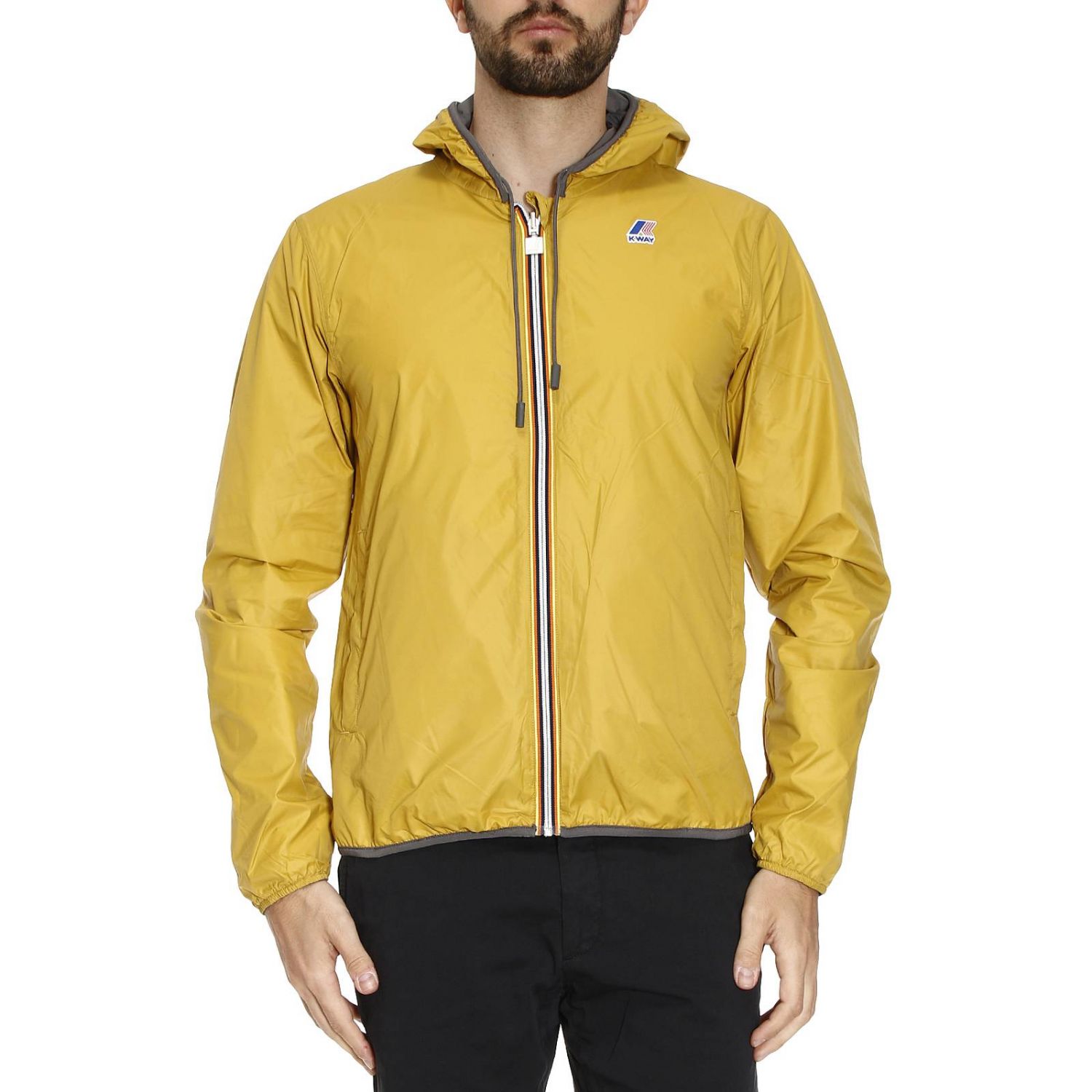 KWay Outlet Jacket men Jacket KWay Men Grey Jacket KWay K002XP0 Giglio EN