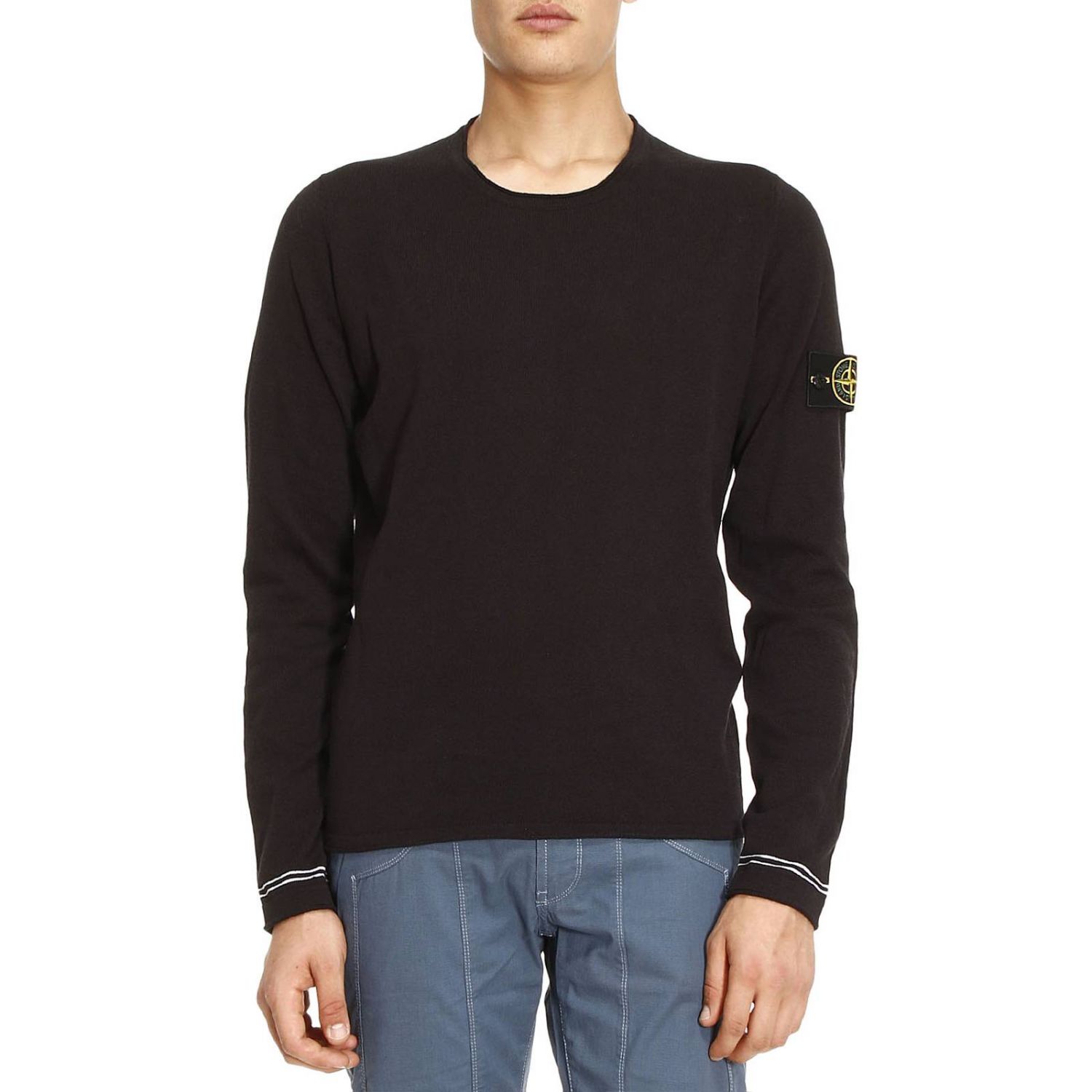 stone island sweater navy