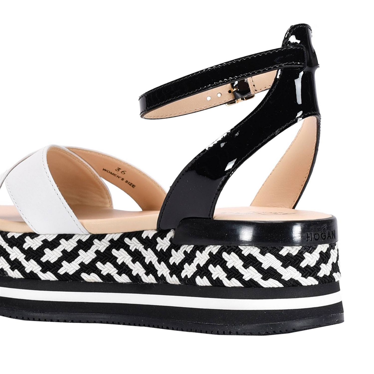 HOGAN: Scarpe donna - Nero | Scarpe Con Zeppa Hogan hxw3250x830 dyq GIGLIO. COM