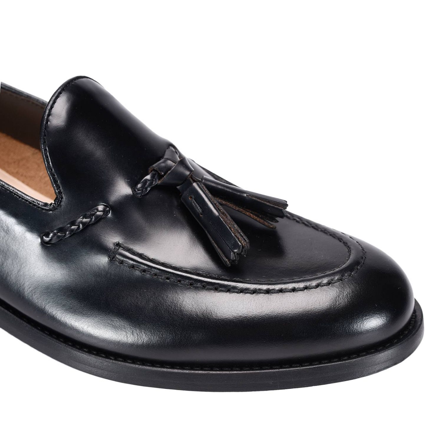 Green Outlet Scarpe uomo Nero Mocassini Green 7060