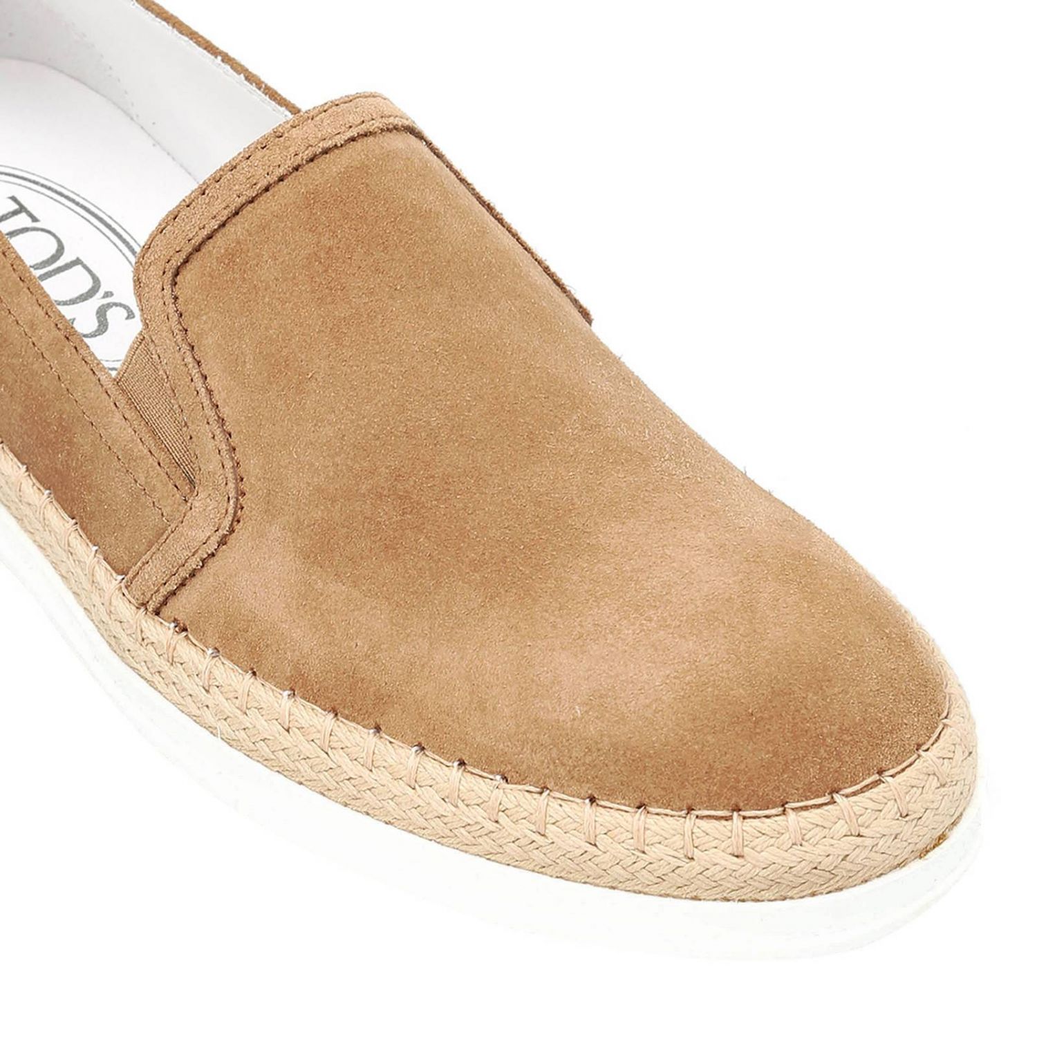 Tods Outlet: Slip on donna Tod's | Sneakers Tods Donna Tabacco | Sneakers  Tods XXW0TV0J970 RE0 GIGLIO.COM