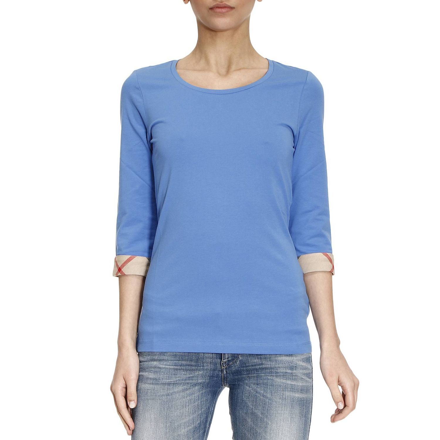 burberry t shirt womens blue