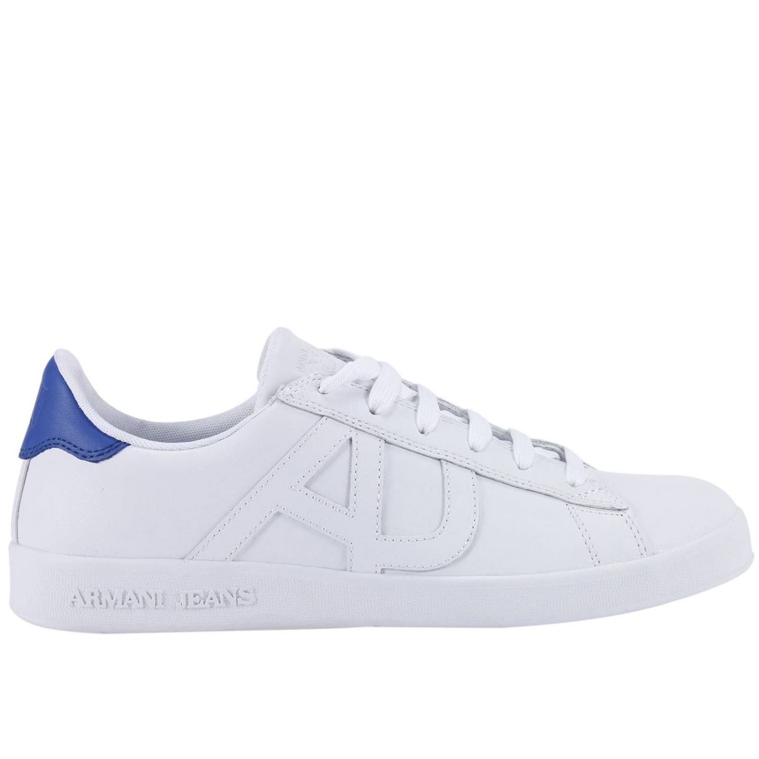 armani jeans white trainers