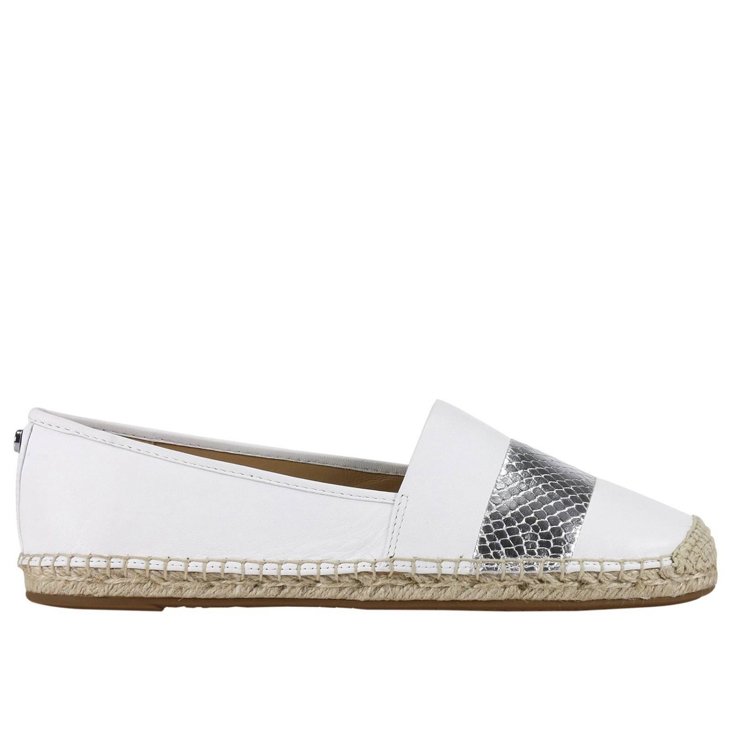 michael kors white flat shoes