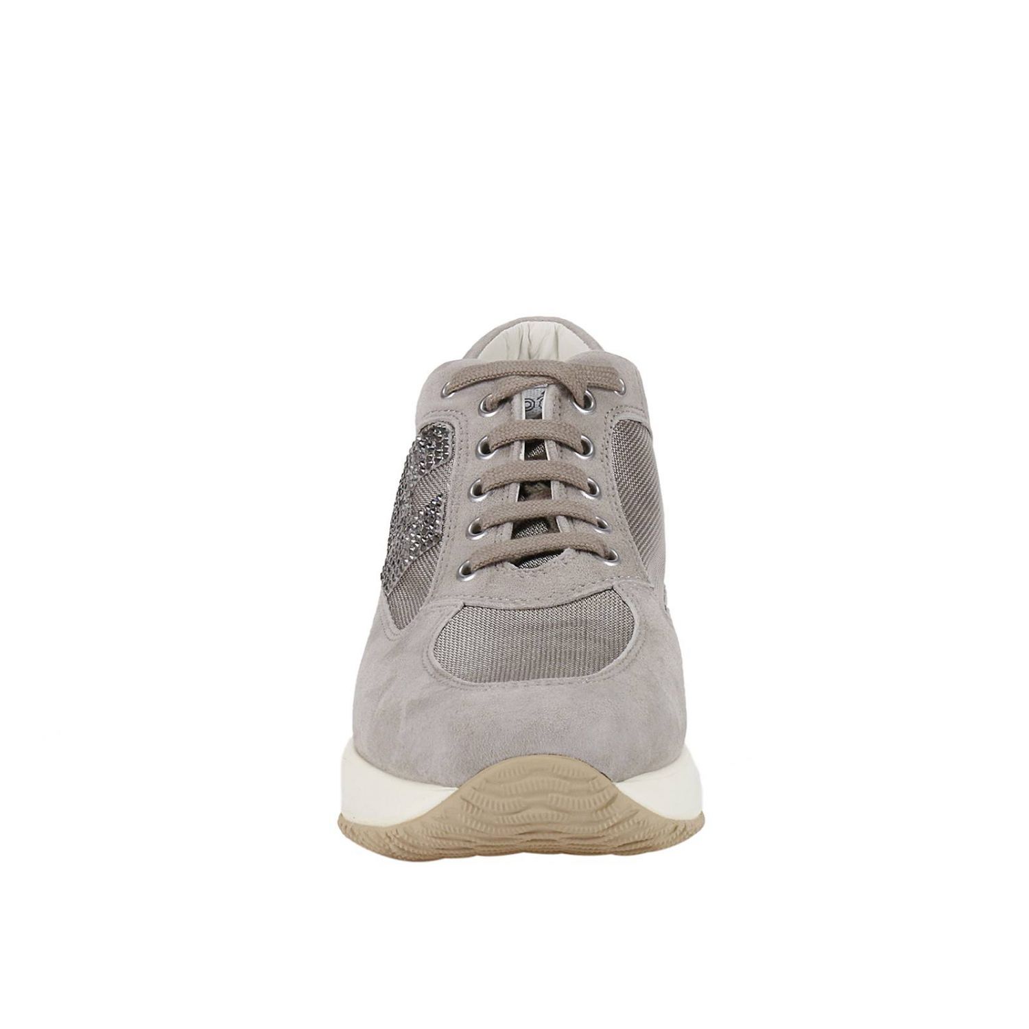 HOGAN: Sneakers donna - Tortora | Sneakers Hogan HXW00N02011 F17 GIGLIO.COM