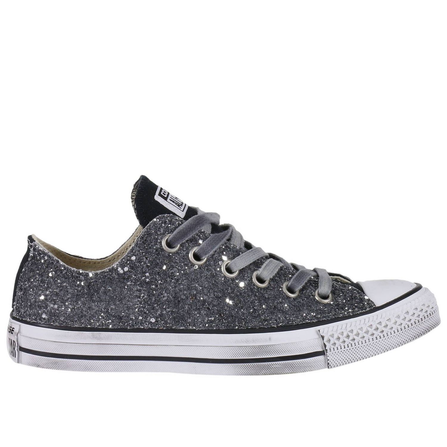 Sneaker All Star Limited Edition in canvas con glitter | Sneakers Converse  Limited Edition Donna Argento | Sneakers Converse Limited Edition 156907C  Giglio IT
