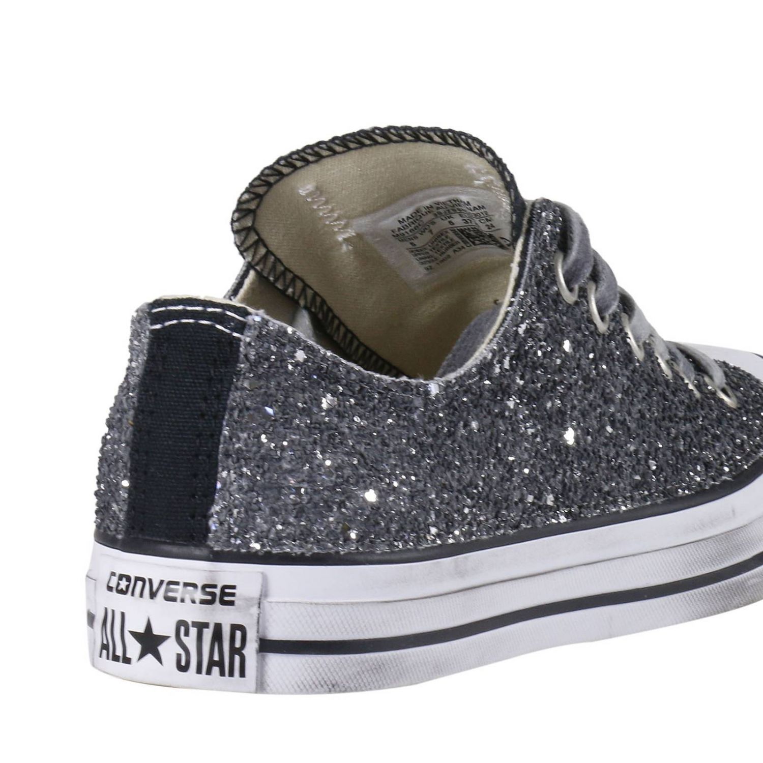 Sneaker All Star Limited Edition in canvas con glitter | Sneakers Converse  Limited Edition Donna Argento | Sneakers Converse Limited Edition 156907C  Giglio IT