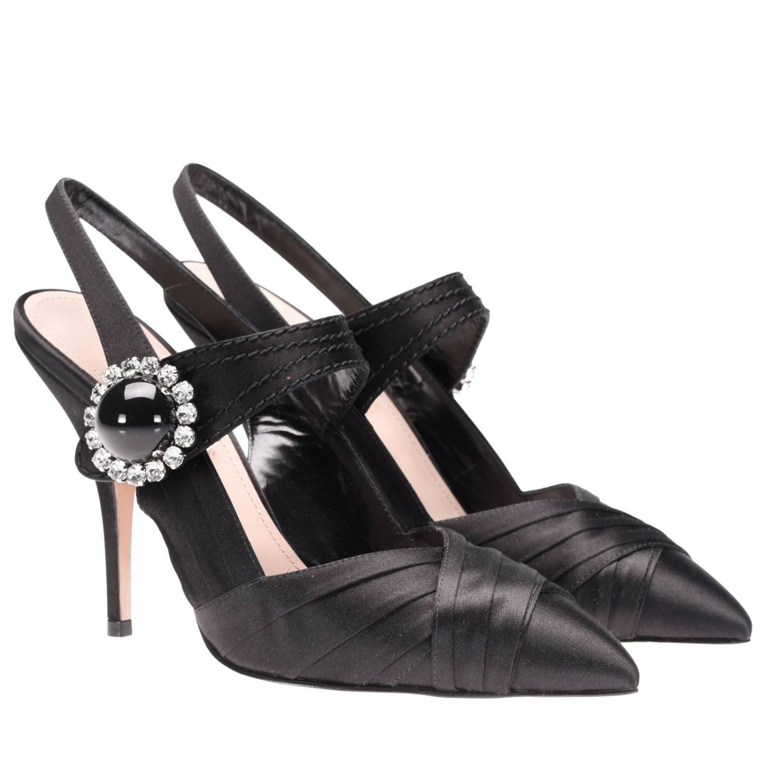 Miu Miu Outlet: Scarpe donna - Nero | Décolleté Miu Miu 5i202b ziz  GIGLIO.COM