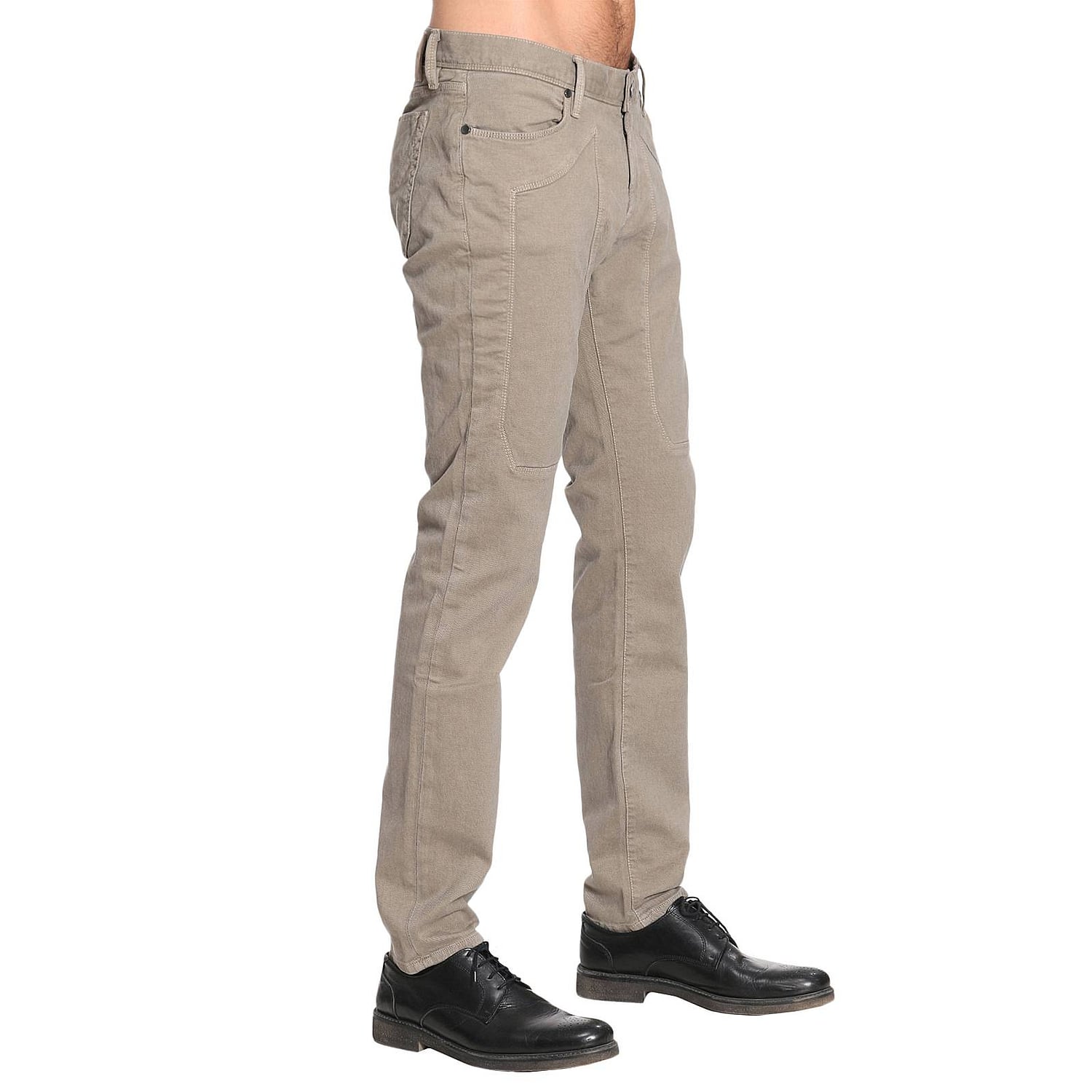 Jeans Femme JECKERSON Taille M - W31 - Couleur Bordeaux - Coton - Coupe Strette Basse