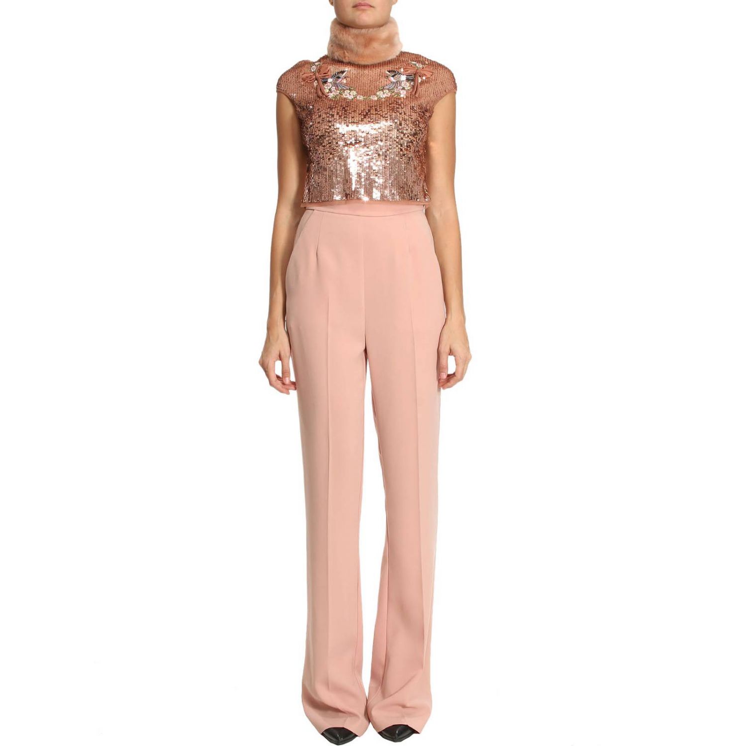 Elisabetta Franchi Outlet: Completo donna - Rosa | Completo Elisabetta  Franchi MP001 78E2 GIGLIO.COM