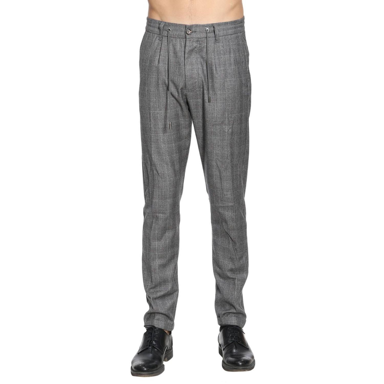 Eleventy Outlet: Pants men | Pants Eleventy Men Grey | Pants Eleventy ...