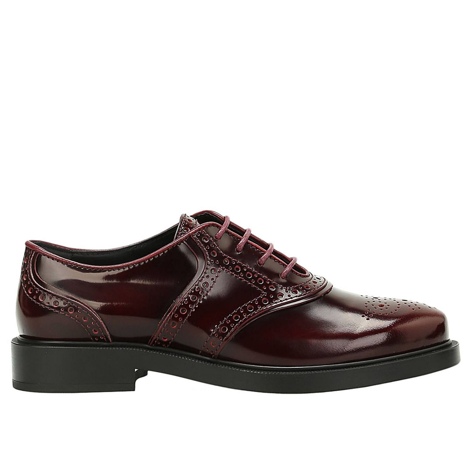 Shoes women Tod's | Brogues Tods Women Burgundy | Brogues Tods ...