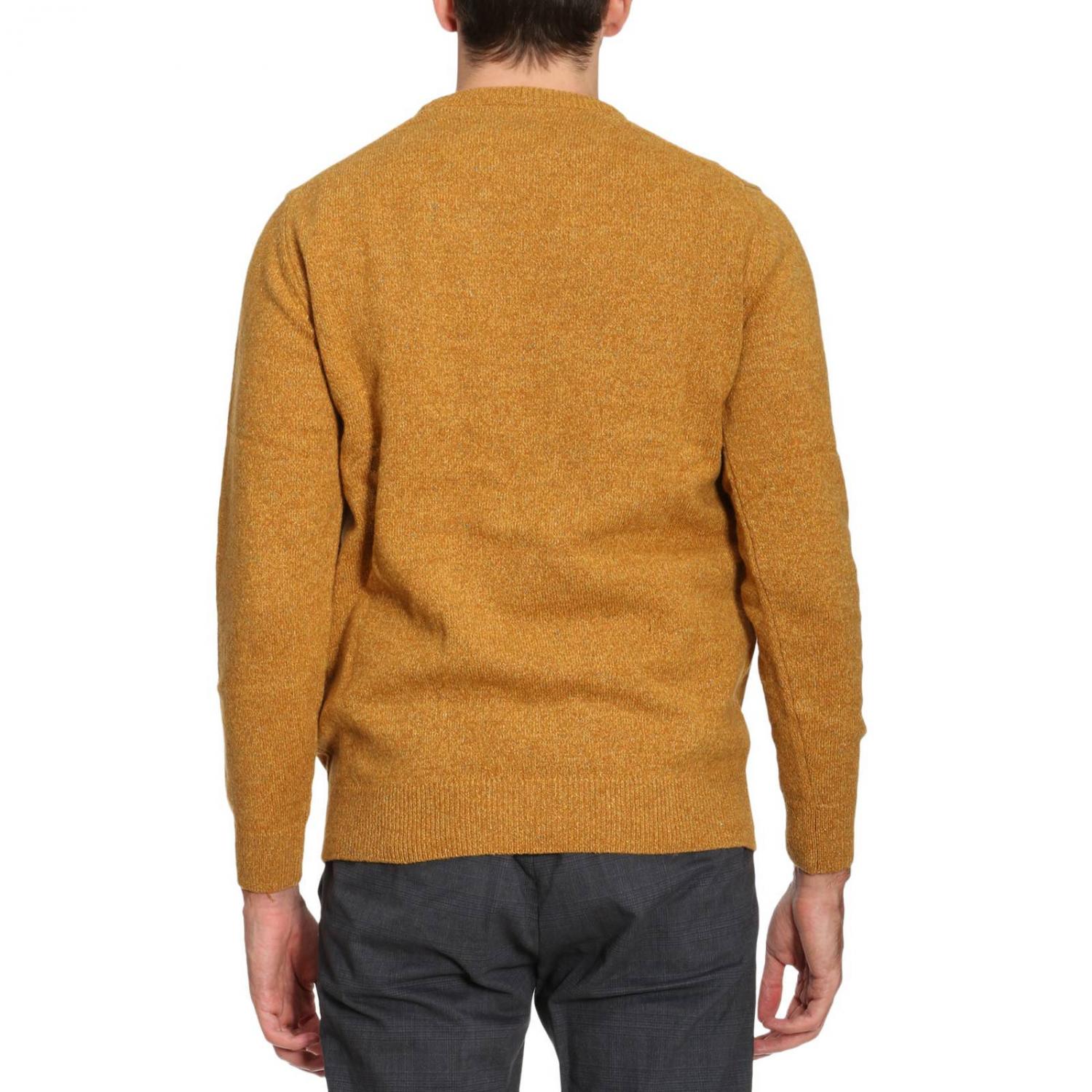 barbour mustard jumper