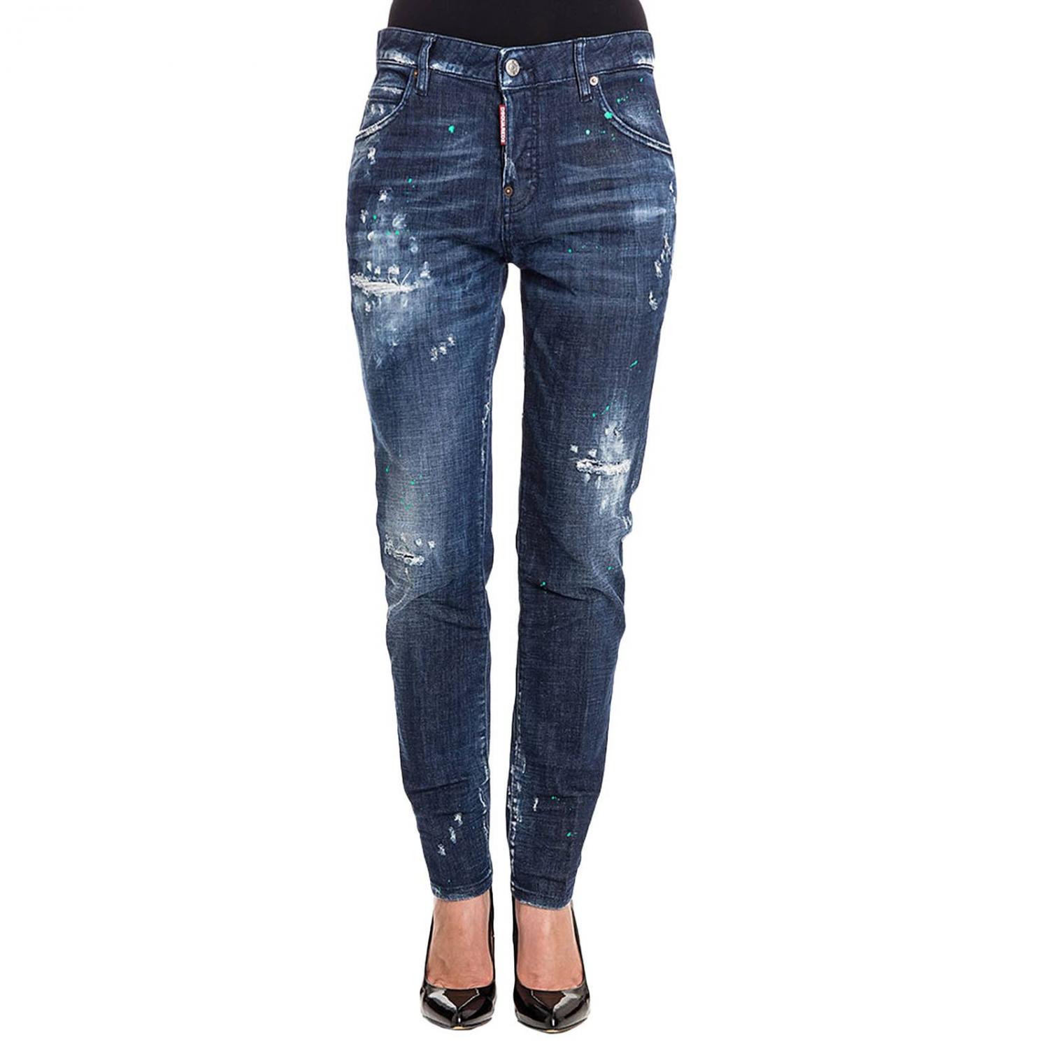 Dsquared2 Outlet: Jeans donna - Denim | Jeans Dsquared2 S72LB0016S30342  GIGLIO.COM
