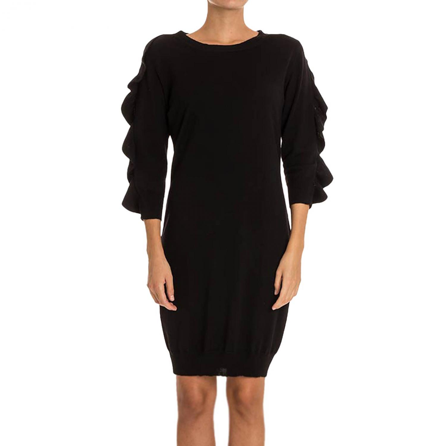 Blugirl Outlet: Dress women - Black | Blugirl dress 41461 online at ...