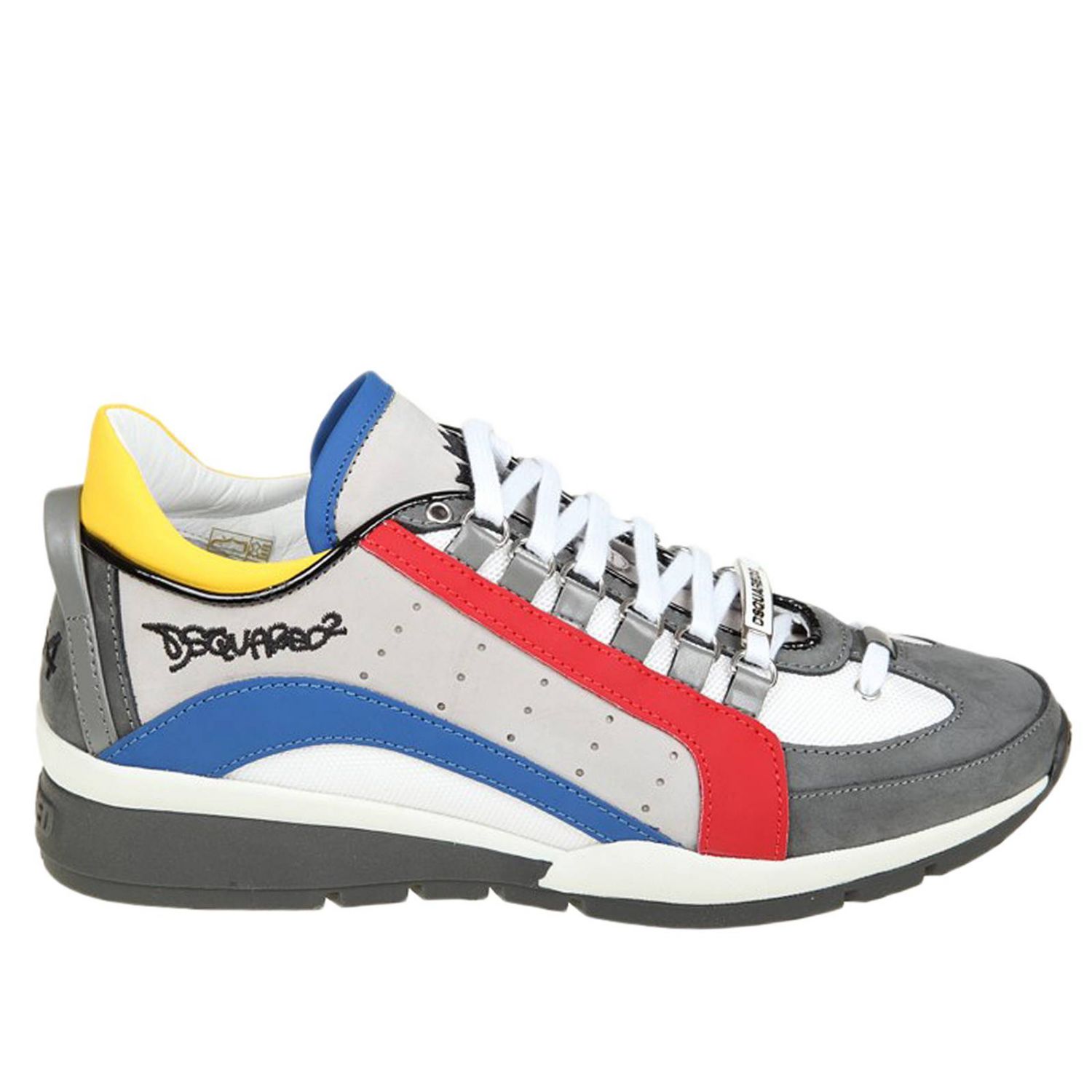 Dsquared2 Outlet: Sneakers men - Grey | Sneakers Dsquared2 W17SN404 718 ...