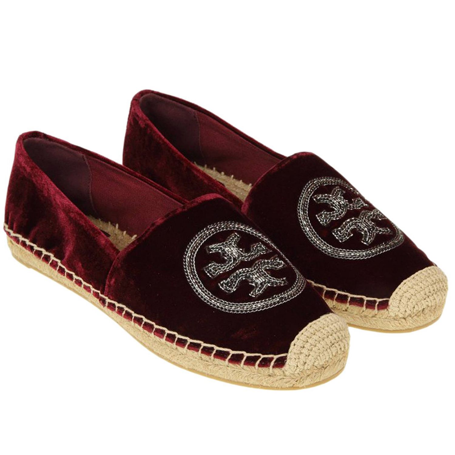 Tory Burch Outlet 鞋女士 平底鞋tory Burch 女士酒红 平底鞋tory Burch Giglio Cn