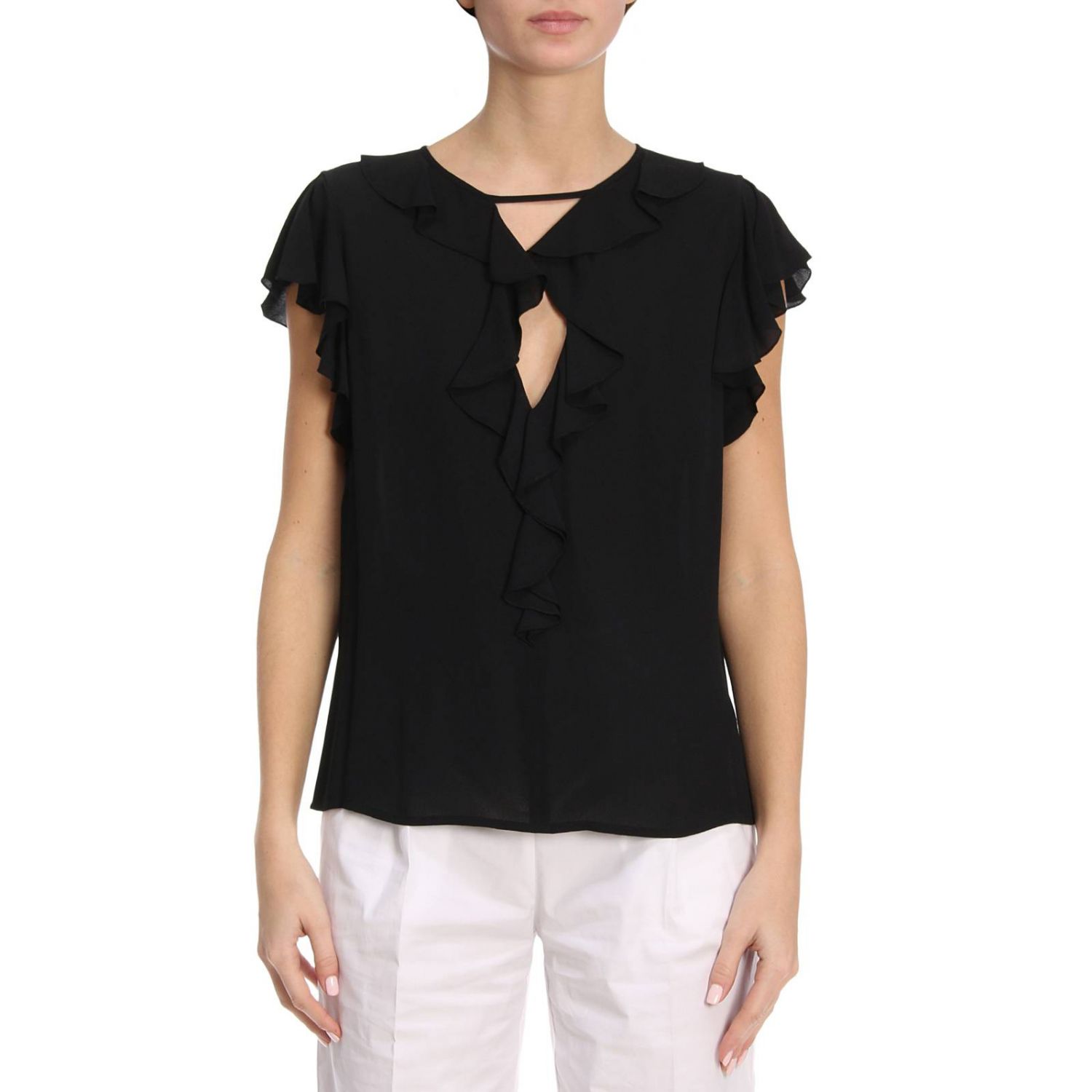 Pinko Outlet: Shirt women - Black | Shirt Pinko 1G136F-6835 GIGLIO.COM