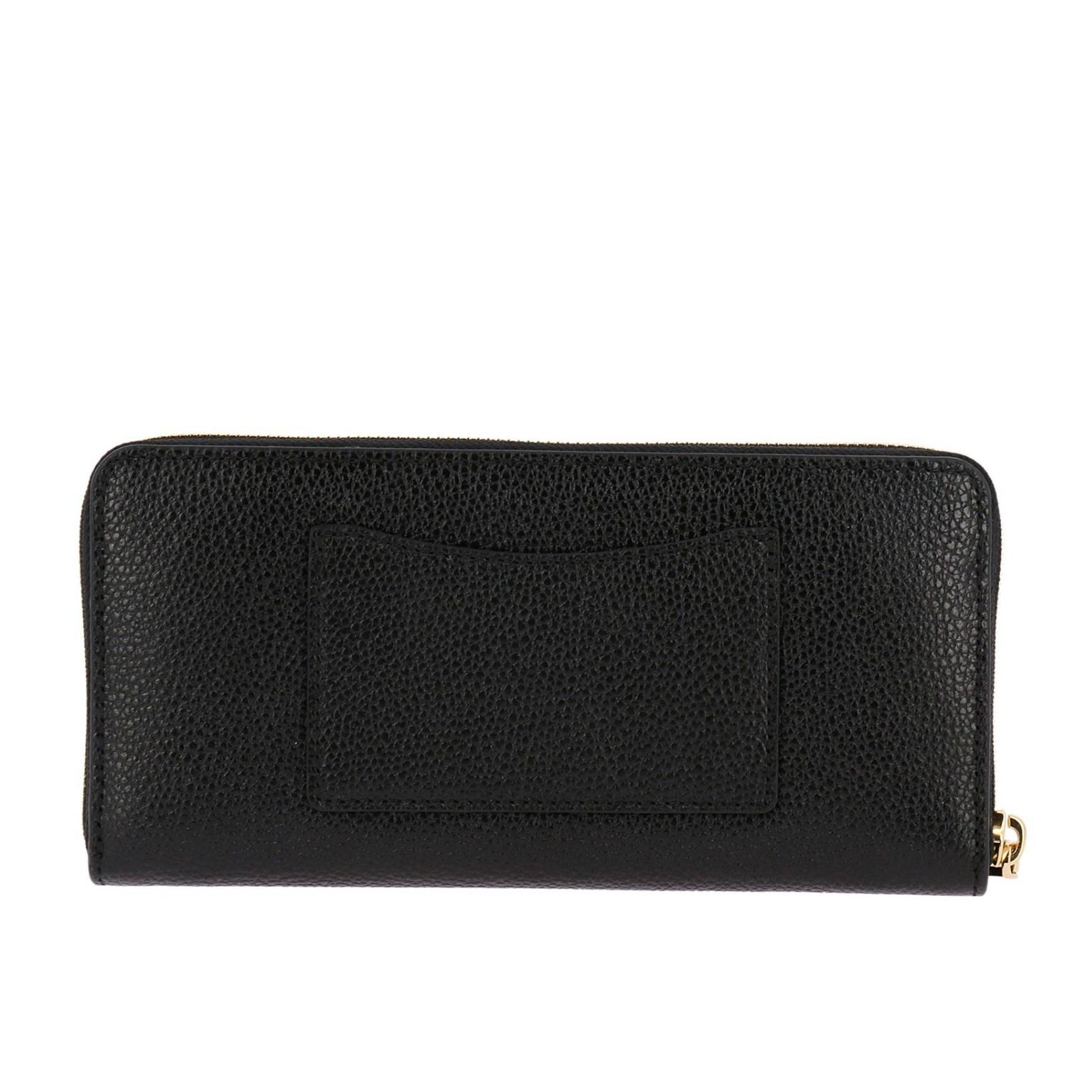 Michael Michael Kors Outlet: Portafoglio Pocket Continental zip around  large in pelle martellata - Nero | Portafoglio Michael Michael Kors  32S7GM9E9L GIGLIO.COM