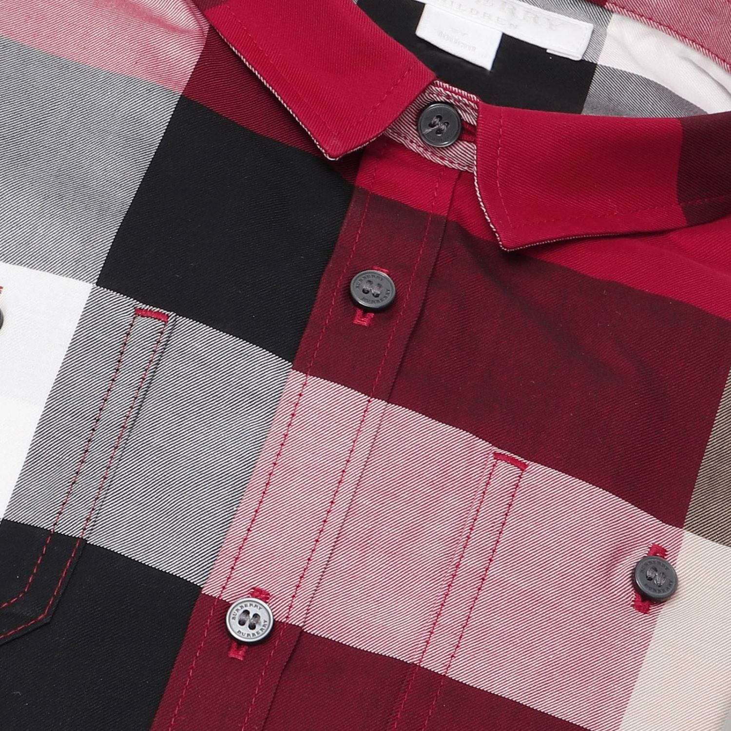 Burberry Layette Chemise Enfant Chemise Burberry Layette Enfant Rouge Chemise Burberry Layette Giglio Fr