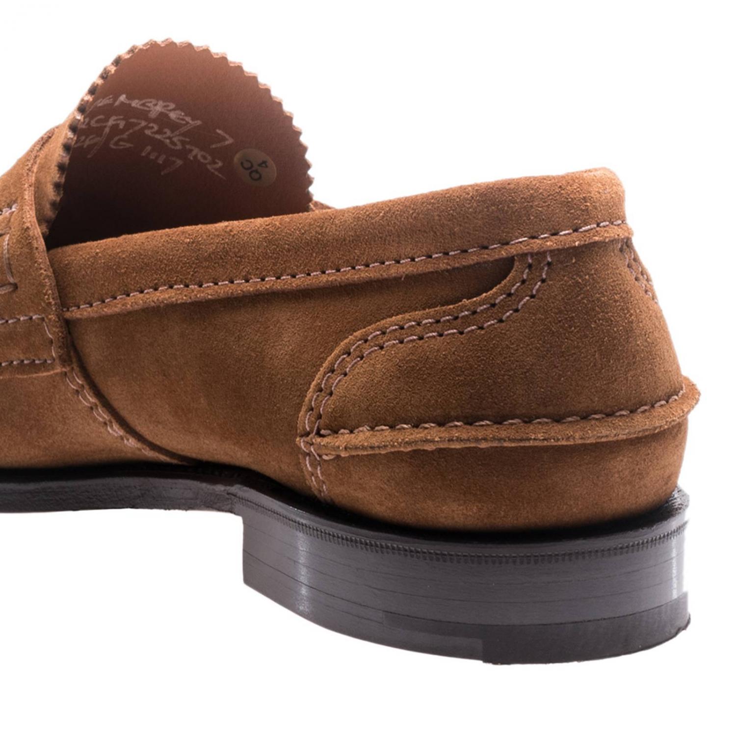 Church's Outlet: Mocassino Pembrey con traversina tono su tono - Tabacco | Mocassini  Church's EDB003 9VE GIGLIO.COM