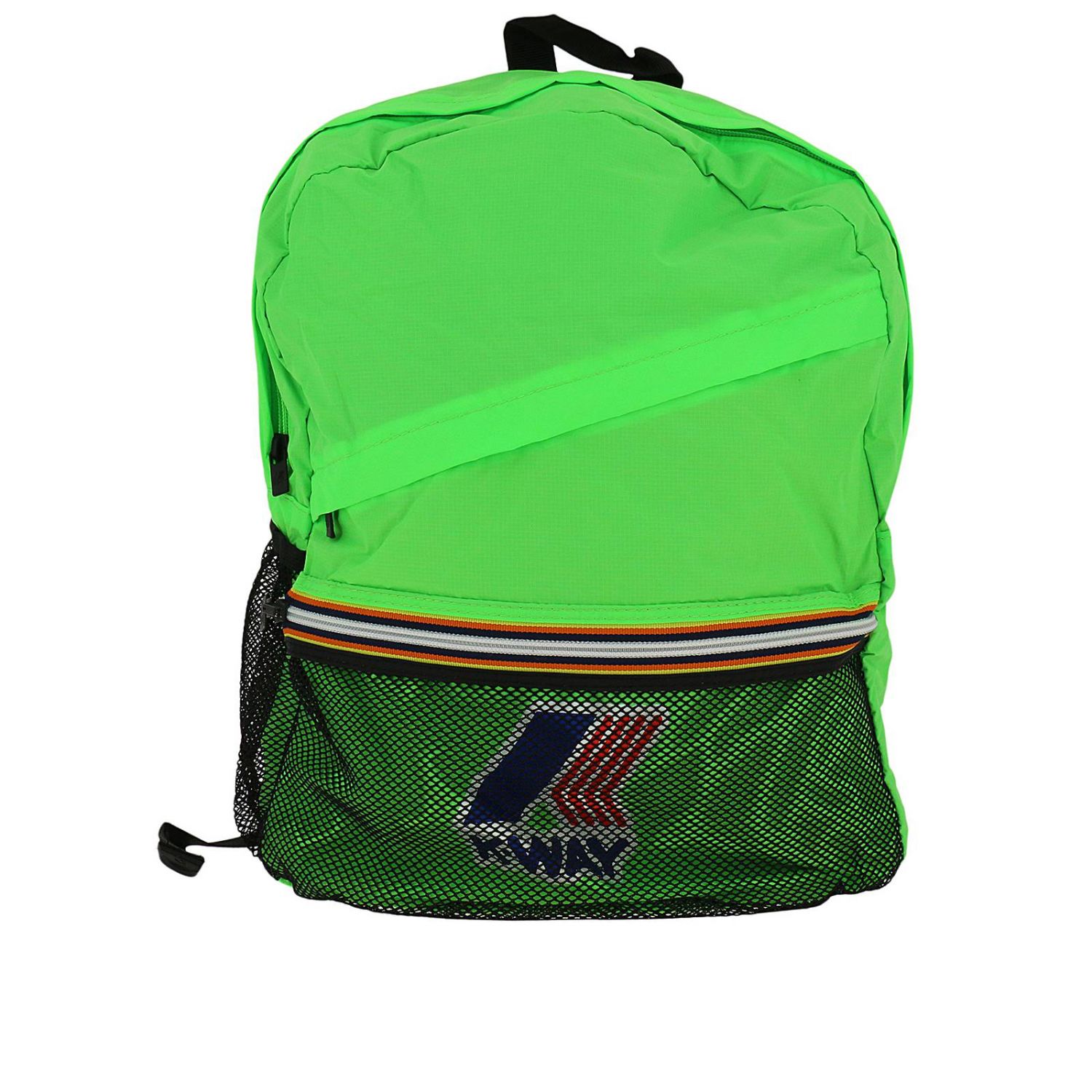 K-Way Outlet: Backpack men - Acid Green | Backpack K-Way K006X60 GIGLIO.COM