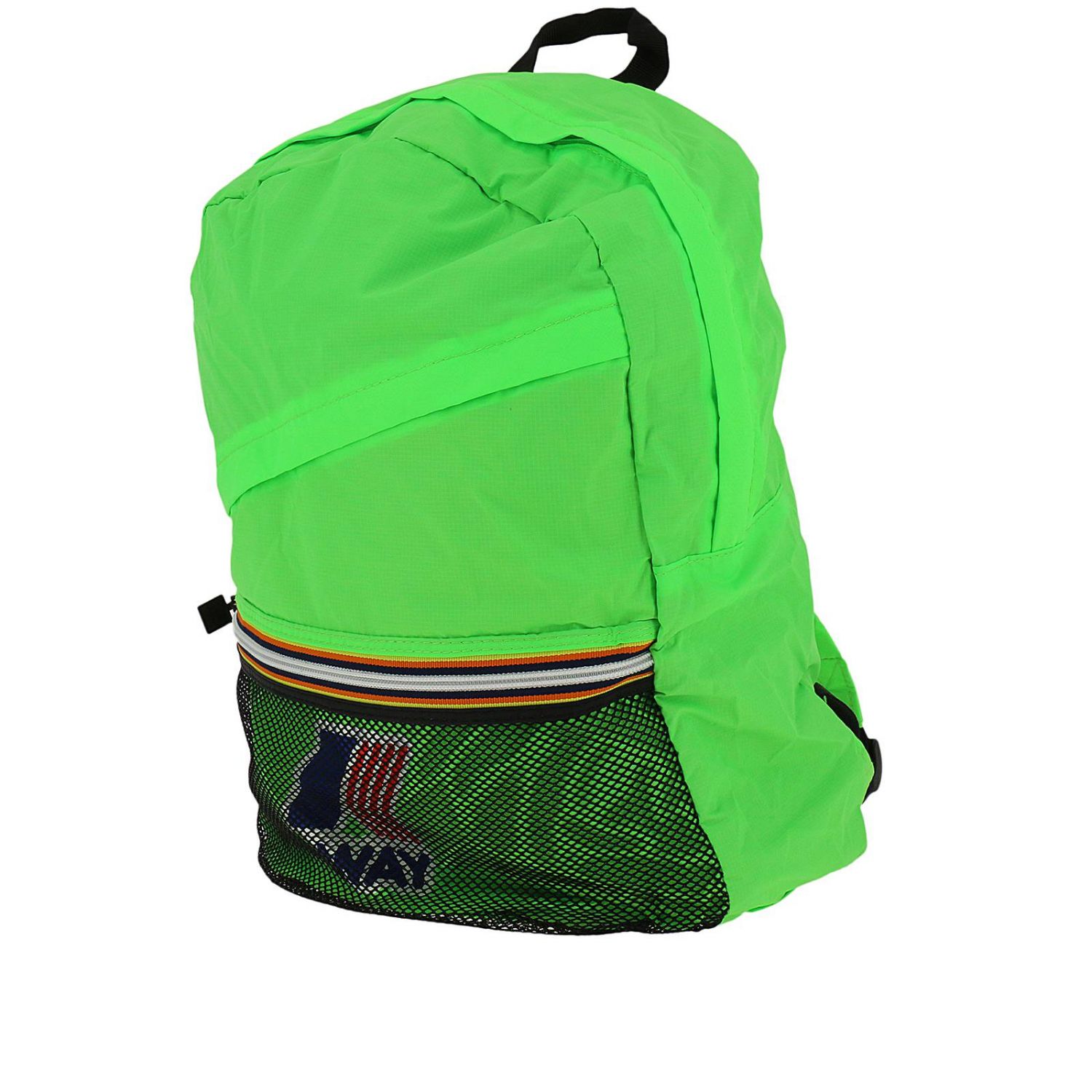 K-Way Outlet: Backpack men - Acid Green | Backpack K-Way K006X60 GIGLIO.COM