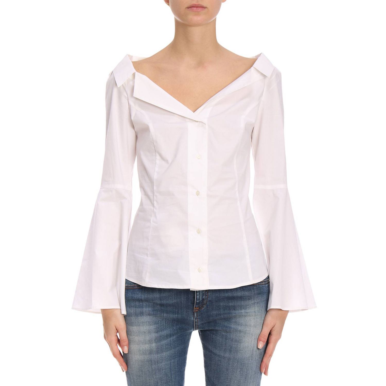 Pinko Outlet: Shirt women - White | Shirt Pinko ELENCARE GIGLIO.COM