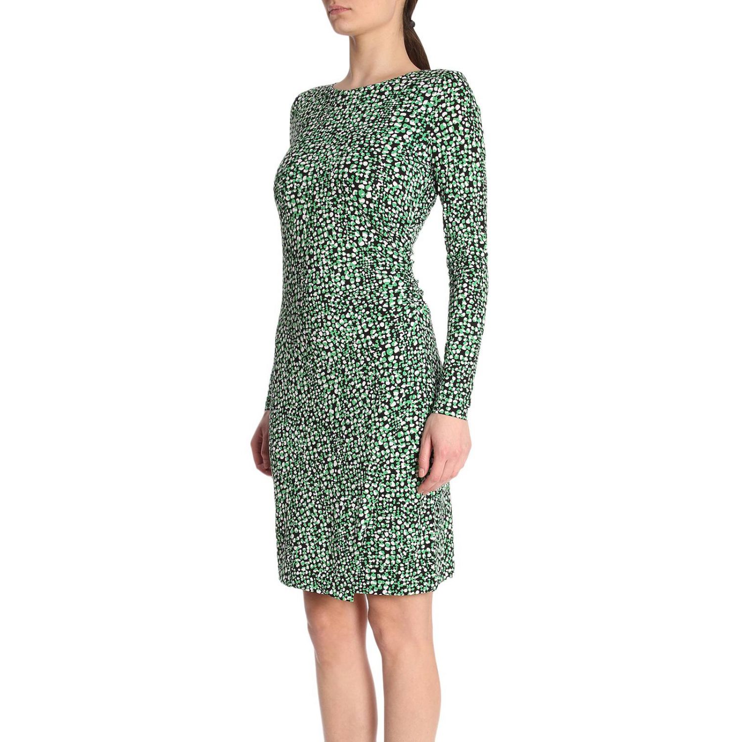 michael kors green floral dress