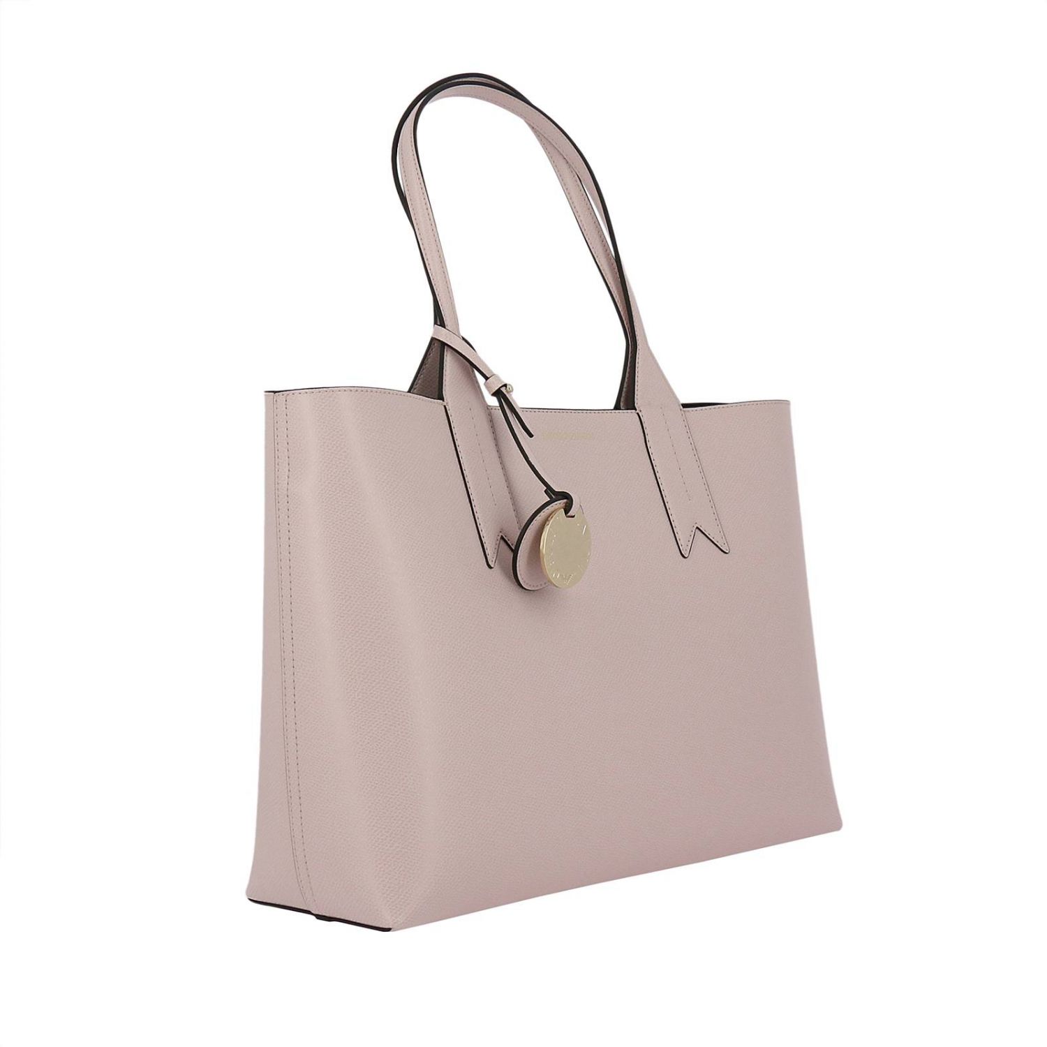 Emporio Armani Outlet: Borsa Shopping Mini Dollaro con doppi manici -  Cipria | Borse A Tracolla Emporio Armani Y3D081 YH15A GIGLIO.COM