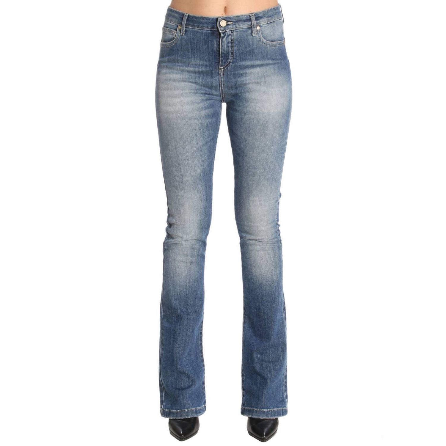 MANILA GRACE: Jeans women - Gnawed Blue | Jeans Manila Grace J314D4 ...