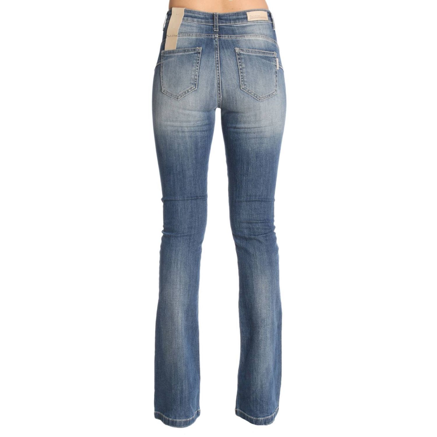 MANILA GRACE Jeans women Gnawed Blue Jeans Manila Grace J314D4