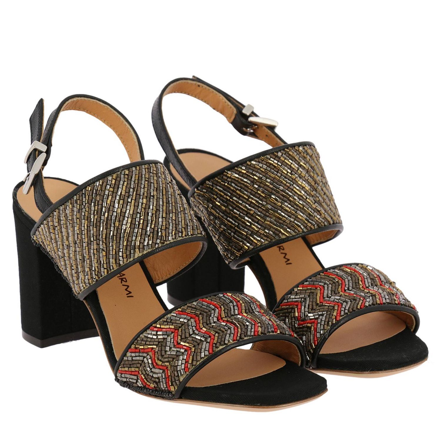 Maliparmi Outlet: Shoes women - Bronze | Heeled Sandals Maliparmi ...