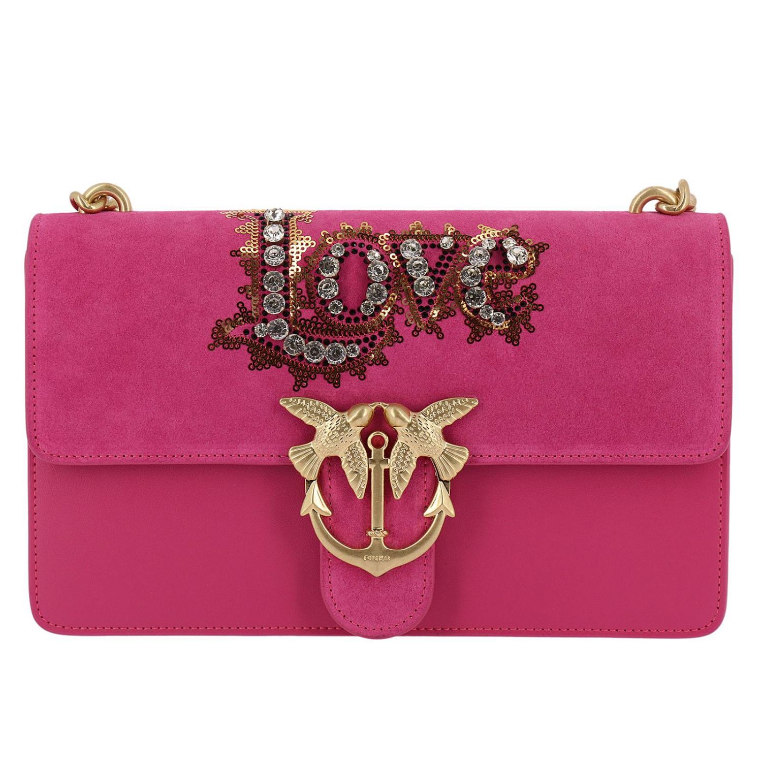 Pinko Outlet Crossbody bags women Crossbody Bags Pinko Women Pink Crossbody Bags Pinko LOVE
